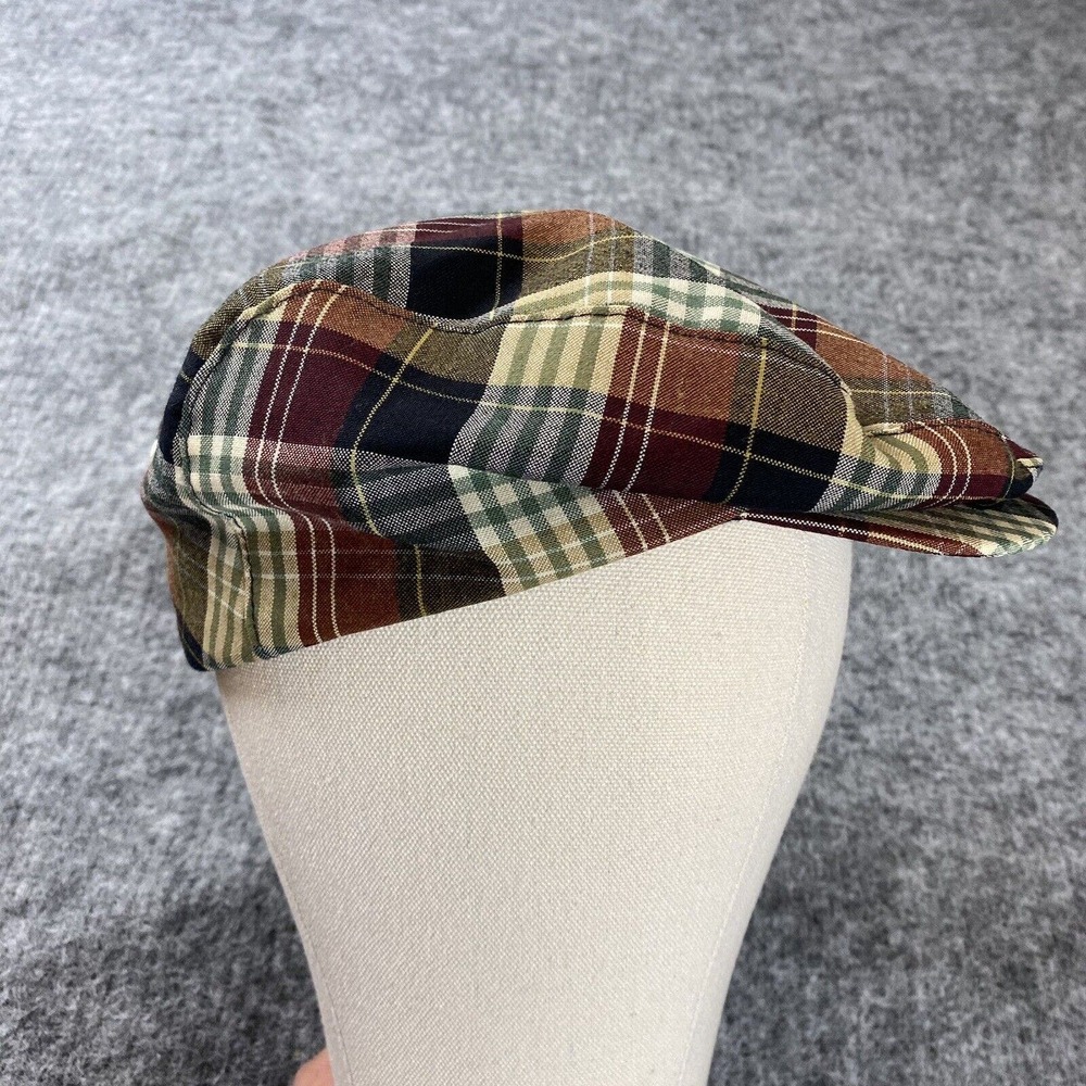 Pendleton Newsboy Hat Men Medium Plaid 100% Wool